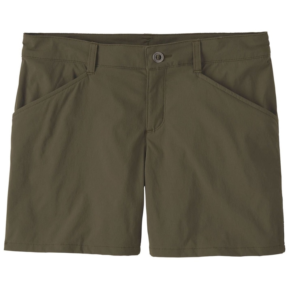 Patagonia • Women's Olive Green Quandary Shorts - 5" • Size 8